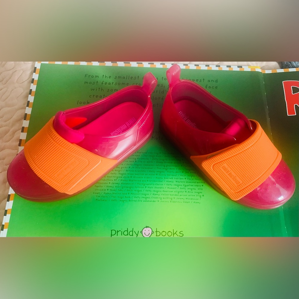 Mini Melissa Jelly Toddler Shoe US Size 9